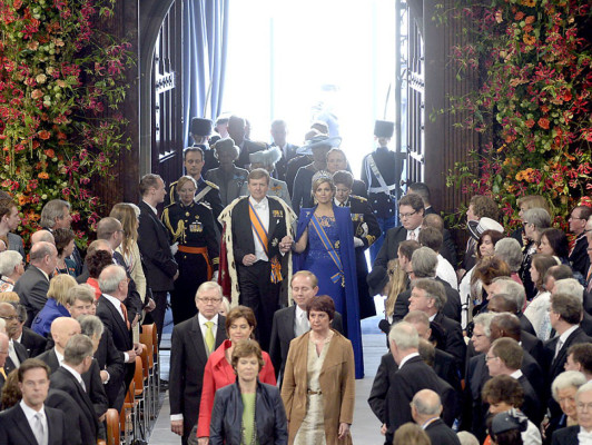 Guillermo-Alejandro y Máxima ya son los reyes de Holanda