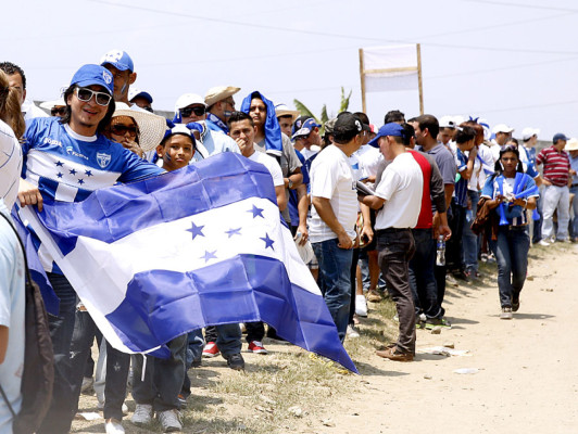 FOTOGALERÍA: El color del Honduras-México
