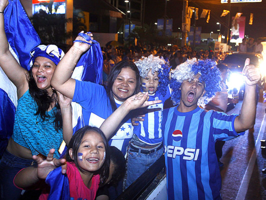 Honduras celebra a lo grande la clasificación