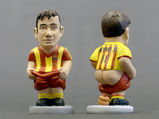 El papa Francisco, Neymar y Gareth Bale, nuevos 'caganers'