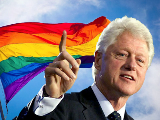 1996, cuando Bill Clinton defendía el matrimonio tradicional