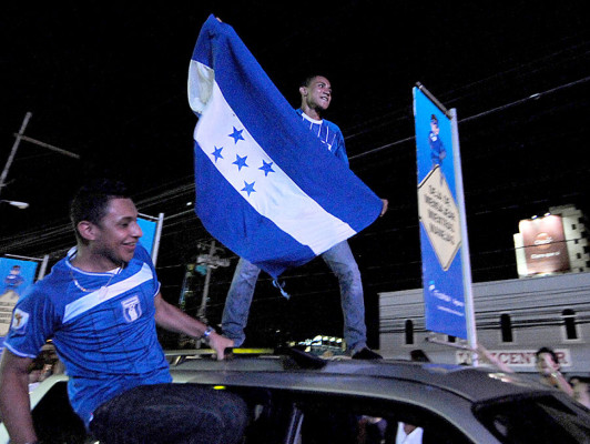 Honduras celebra a lo grande la clasificación