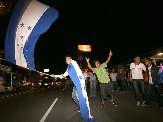 Honduras celebra a lo grande la clasificación