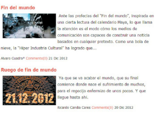 Bromas y chistes sobre el 'fin del mundo” maya