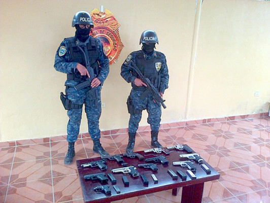 Honduras: Detenidos y decomisos en operativos