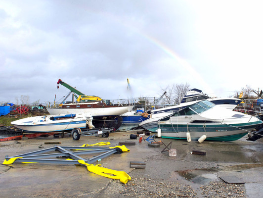 Imágenes del desastre ocasionado por Sandy