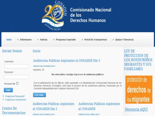Conadeh abre enlace para atender a migrantes