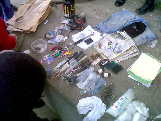 Armas y droga decomisan en operativo en centro penal sampedrano