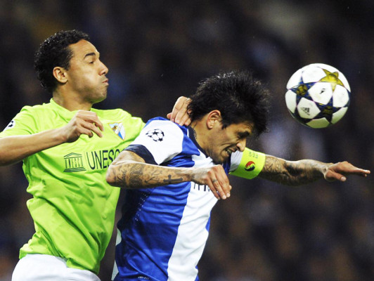 Porto derrota a un defensivo Málaga