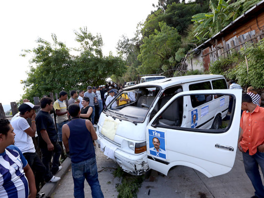 Al menos cuatro niños heridos en accidente en Comayagüela