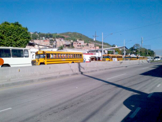 Tegucigalpa: transportistas paralizan unidades