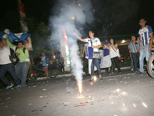Honduras celebra a lo grande la clasificación