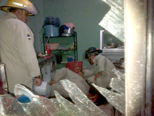 Mujer sufre quemaduras severas al explotar chimbo de gas