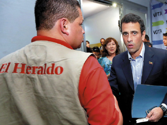 Capriles afirma que Nicolás Maduro está ilegal