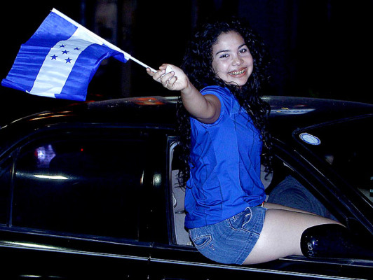 Honduras celebra a lo grande la clasificación