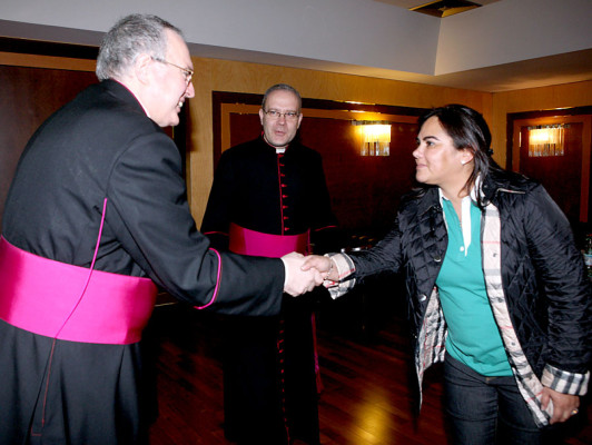 Familia presidencial ya se encuentra en Roma