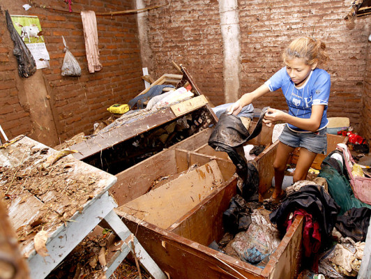 Los estragos que dejó la tormenta en Tegucigalpa y Comayagüela