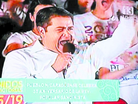 JOH estuvo en Nicaragua en aniversario de la Revolución