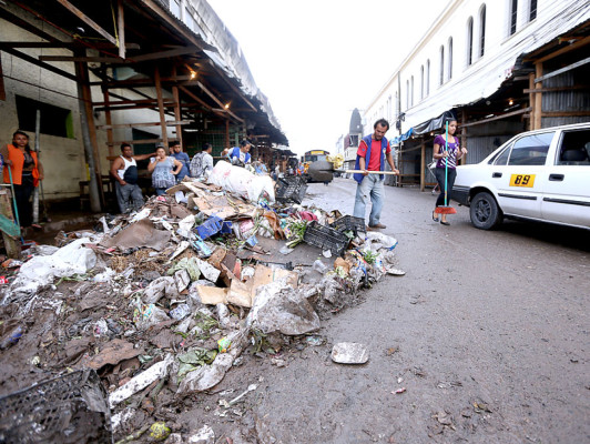 Los estragos que dejó la tormenta en Tegucigalpa y Comayagüela