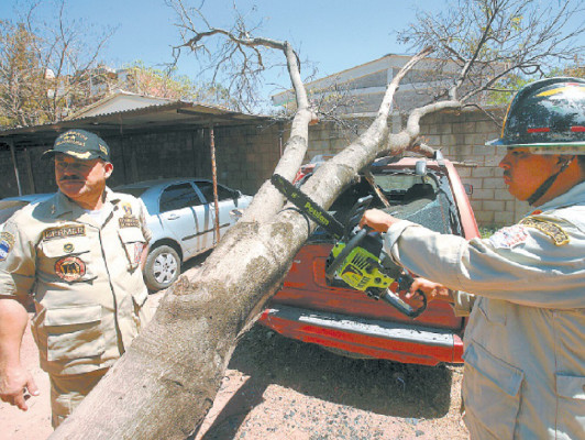 Frente frío causó daños en 4 ciudades de Honduras