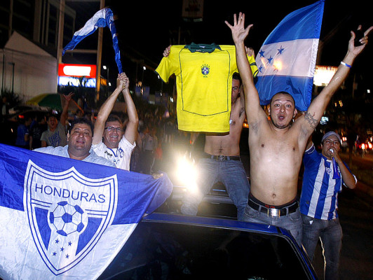 Honduras celebra a lo grande la clasificación