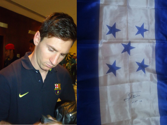 VIDEO: Messi enloquece aficionadas hondureñas