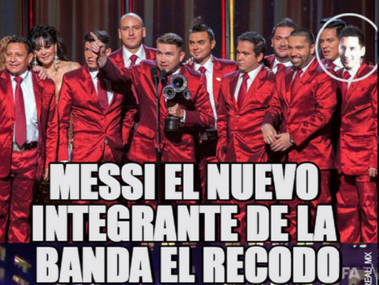 Los memes por el traje de Messi en la gala del Balón de Oro