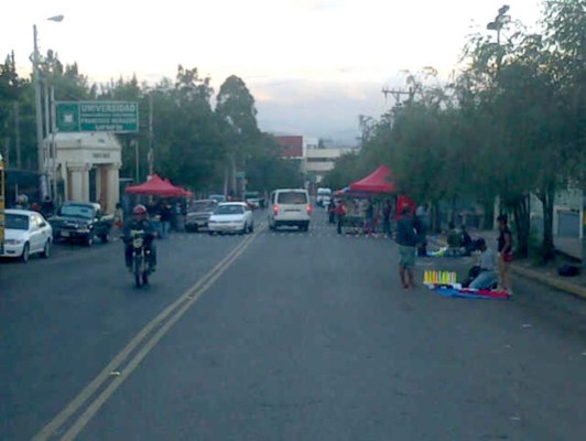 Libre optó por el vandalismo en Tegucigalpa