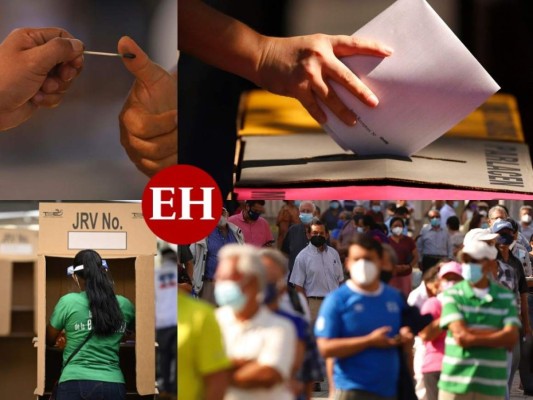 Mascarillas, empujones e irregularidades: así transcurren las elecciones en El Salvador (FOTOS)