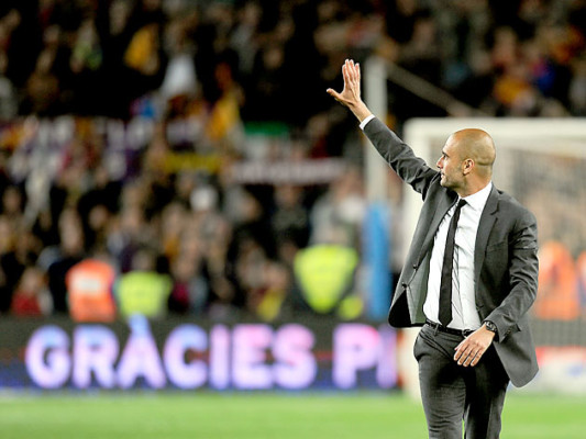 Lágrimas, sonrisas y goles en emotiva despedida de Guardiola