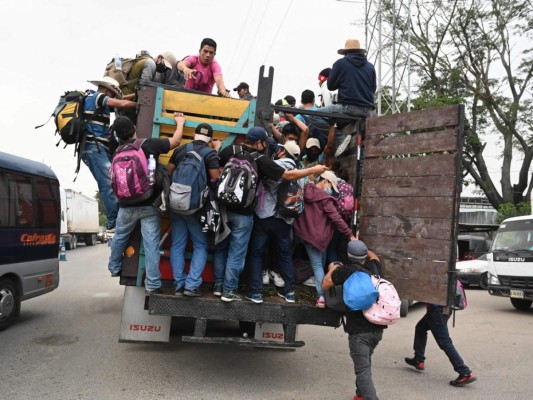 Las 20 fotos más impactantes de la caravana migrante