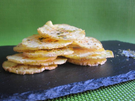 Fácil receta de papas fritas en el microondas