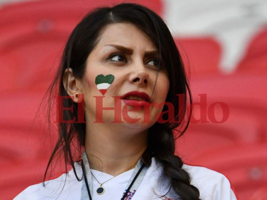 Los bellos rostros que roban suspiros en el Kazán Arena para el España vs Irán