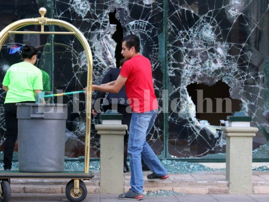 Así quedaron los negocios después del caos generado en marcha de la Alianza de Oposición