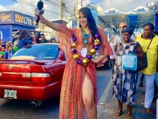Presentadoras hondureñas que deslumbraron en el carnaval de La Ceiba este 2019