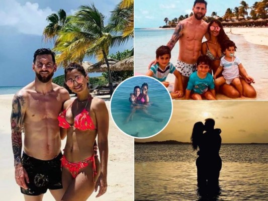 Sol, playa, trajes de baño y mucho amor: Las envidiables vacaciones de Leo Messi y Antonela Roccuzzo