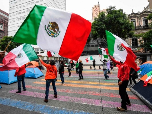 Opositores de AMLO protestan en CDMX por el manejo de la pandemia&nbsp;&nbsp;