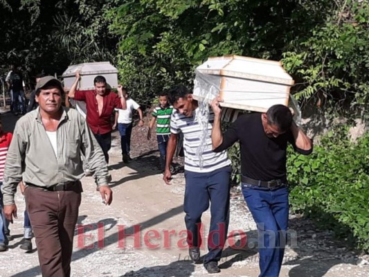 FOTOS: Así fue la triste despedida de tres niños envenenados por su padre en El Corpus, Choluteca