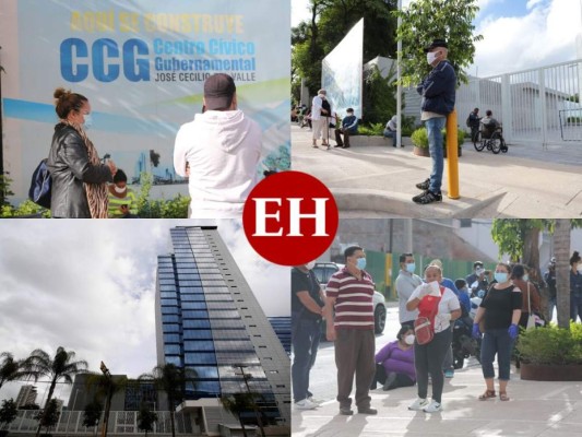 FOTOS: Abarrotado el triaje del Centro Cívico el primer día de operaciones