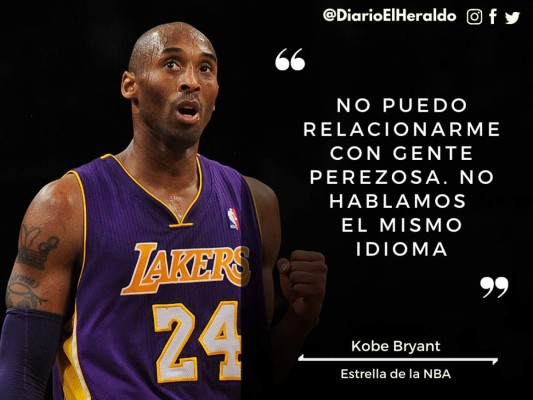 Las frases más célebres de Kobe Bryant, leyenda del baloncesto
