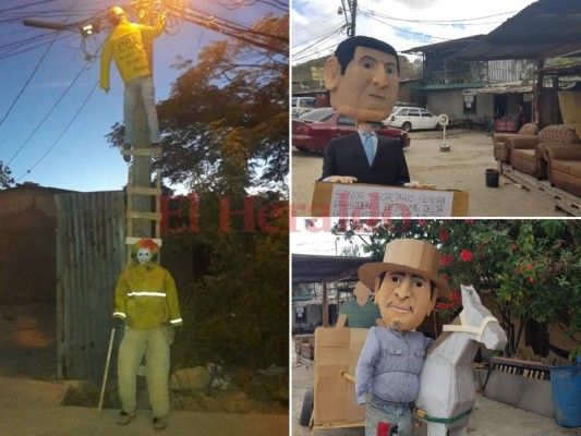 Creatividad y humor: Los mejores 'años viejos' en la capital de Honduras