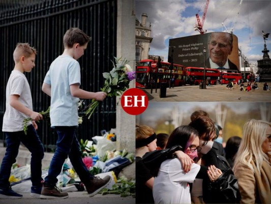 Sentido homenaje y tributos al príncipe Felipe en Reino Unido (FOTOS)
