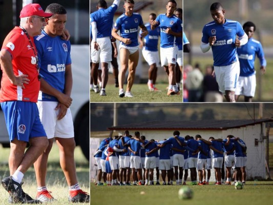 Así estuvo el entrenamiento del Olimpia este martes
