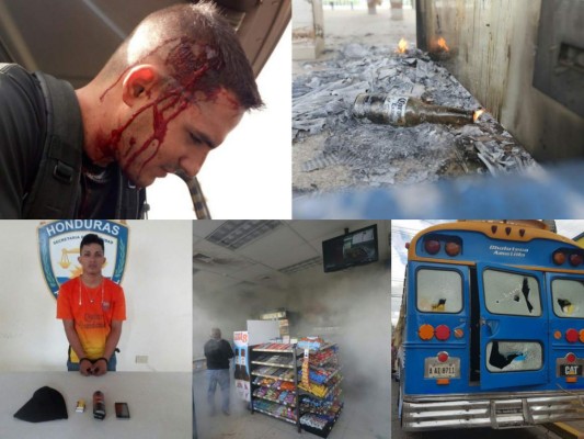 Destrucción, heridos y capturas dejó las protestas realizadas por la Alianza de Oposición