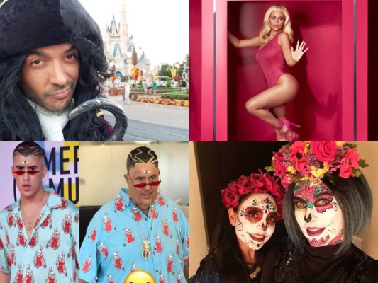 FOTOS: Los originales disfraces de los famosos en Halloween 2018