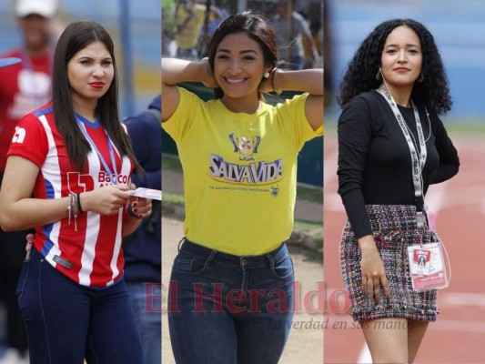 FOTOS: Las hermosas chicas que engalanan la jornada 5, la del clásico Olimpia vs Motagua