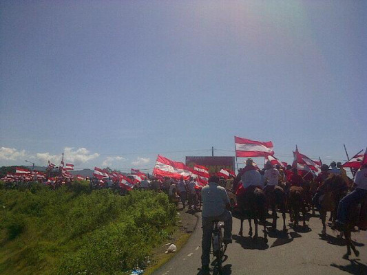 Mauricio Villeda cierra campaña en Choluteca
