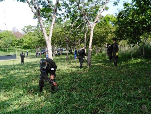 Guardia de Honor Presidencial realiza trabajos de limpieza en la represa Los Laureles