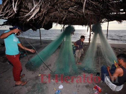 Los pescadores del Golfo de Fonseca dicen que Nicaragua les quita el equipo. Foto: David Romero/El Heraldo