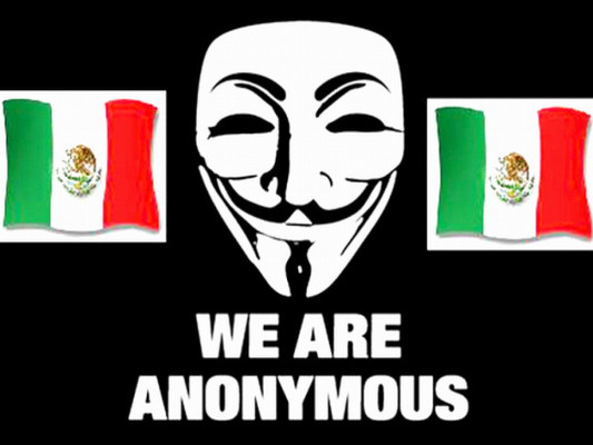 Anonymous ataca portales en México por restricción en Internet